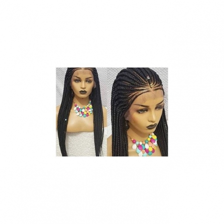 Fashion Fulani Cornrow Braided Lace Front Wig 3799